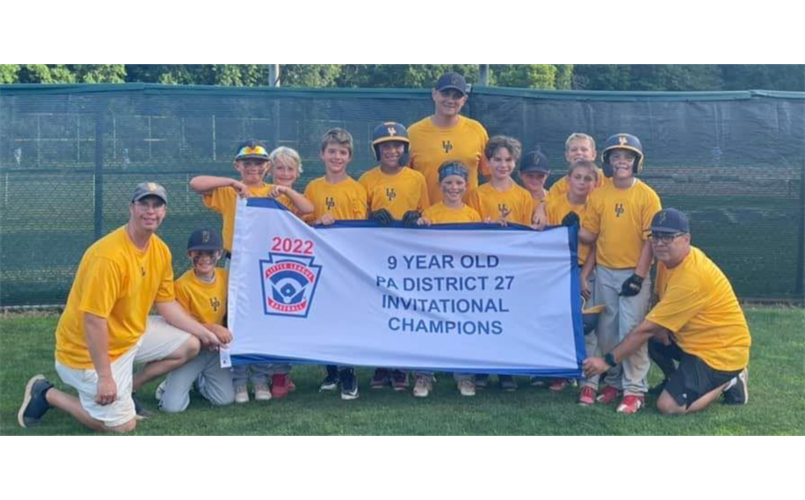 2022 9u District 27 Champs!